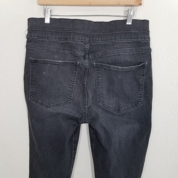 Express Legging Super High Rise Denim Perfect Stretch Jeans Size 12R - Picture 5 of 7